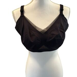 Honeylove Black and Tan Women’s Bra 1x 40 CD wireless support